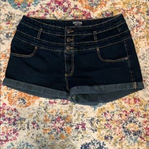 Denim shorts
